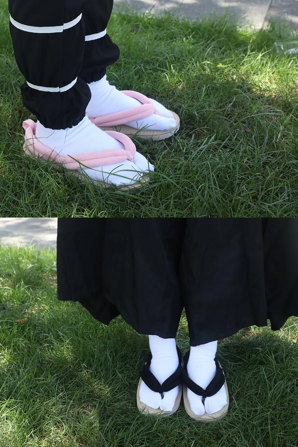 Wolancy Cosplay Clog Shoes Anime Costume Cloak Shoes Slippers with Socks