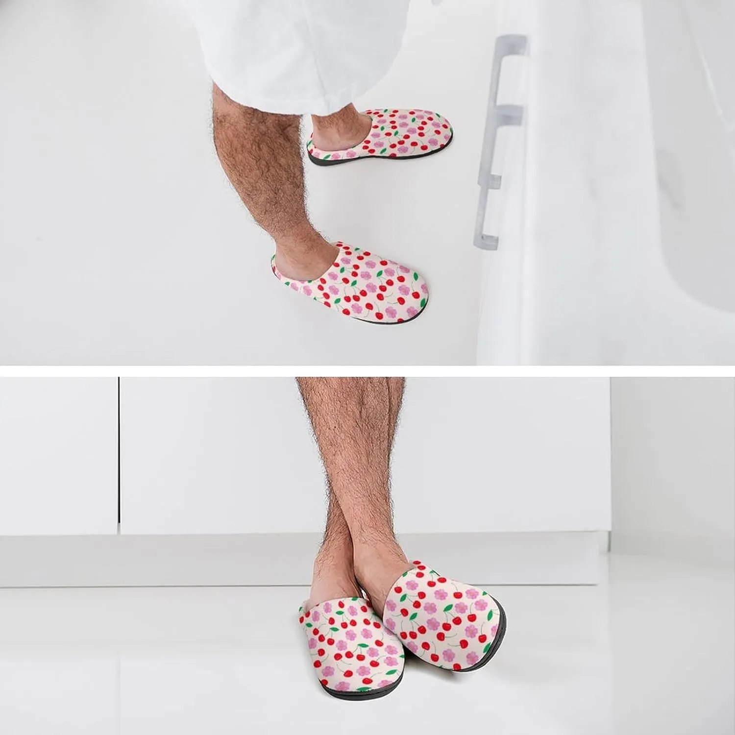 Women House Slippers Ladies Halloween Cotton Slippers Closed Toe Soft Clog Slippers Non-Slip Warm Indoor Outdoor Shoes