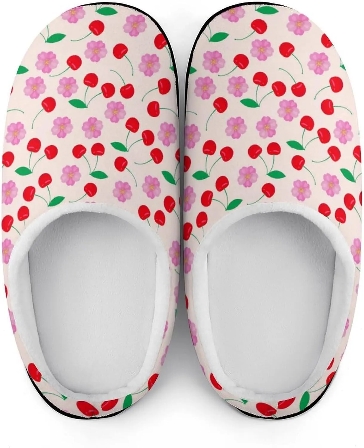 Women House Slippers Ladies Halloween Cotton Slippers Closed Toe Soft Clog Slippers Non-Slip Warm Indoor Outdoor Shoes