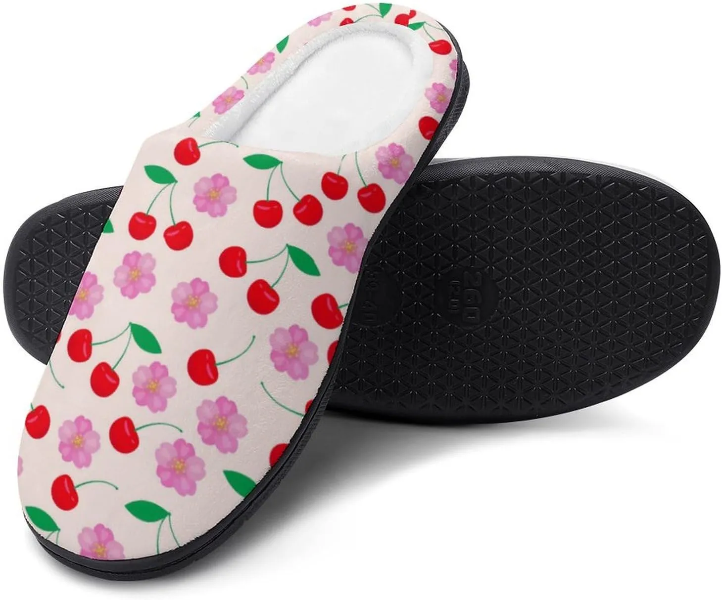 Women House Slippers Ladies Halloween Cotton Slippers Closed Toe Soft Clog Slippers Non-Slip Warm Indoor Outdoor Shoes