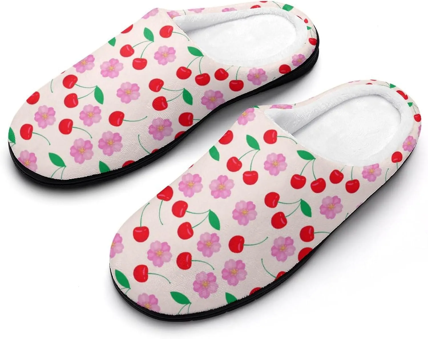 Women House Slippers Ladies Halloween Cotton Slippers Closed Toe Soft Clog Slippers Non-Slip Warm Indoor Outdoor Shoes