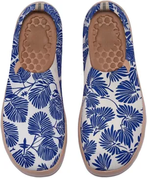 Women Vibrant Painted Slip On Loafers Ultra Lightweight Comfort Walking Sneakers Foldable Knitted Travel Shoes