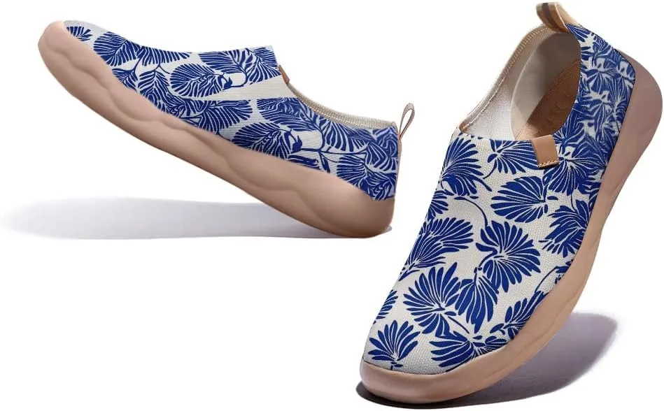 Women Vibrant Painted Slip On Loafers Ultra Lightweight Comfort Walking Sneakers Foldable Knitted Travel Shoes