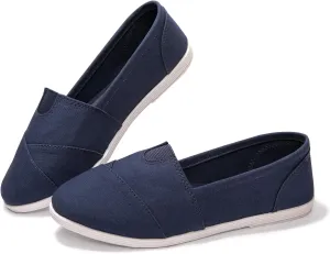 Womens Alpargata Slip On Loafer Flat Shoes Soft Daily Slip-On Casual Arch Support Sneaker Classic Flats Breathable Women's Loafer Canvas Walking Shoes