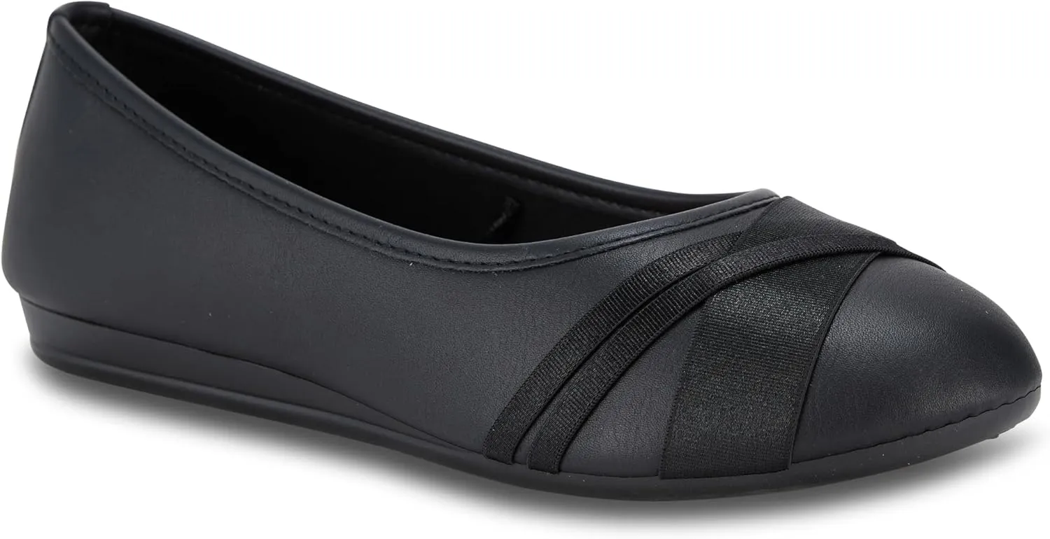 Women's Ballet Flats Alli Comfortable Slip-On Dress Shoes, Stylish Casual Flats for Work & Everyday Wear