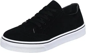 Women's Canvas Casual Shoes Slip On Lace Up Slip On Cushioned Footbed Jogging Tennis Sneakers Breathable Comfy Lightweight Walking Soft Platform Shoe for Gym Travel Daily Wear
