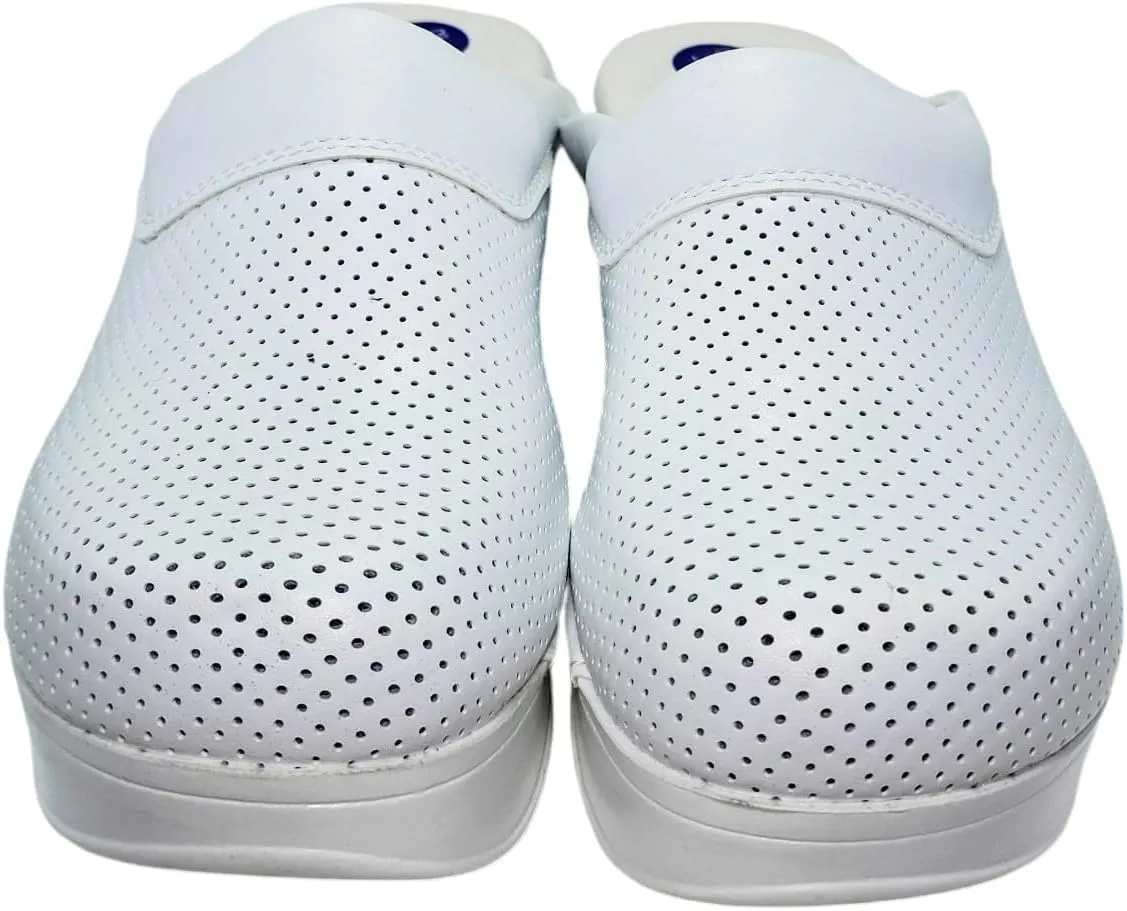 Womens Clogs with Arch Support, Pure Leather, Slip-On Clogs for Women, Perfect for Daily Indoor and Outdoor Usage, Shock Absorption, Breathable Materials