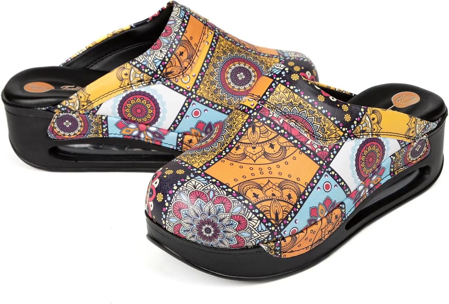 Womens Clogs with Arch Support, Pure Leather, Slip-On Clogs for Women, Perfect for Daily Indoor and Outdoor Usage, Shock Absorption, Breathable Materials