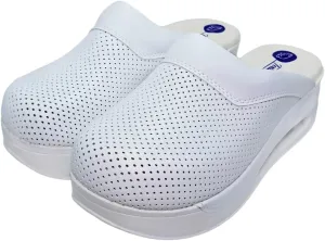 Womens Clogs with Arch Support, Pure Leather, Slip-On Clogs for Women, Perfect for Daily Indoor and Outdoor Usage, Shock Absorption, Breathable Materials