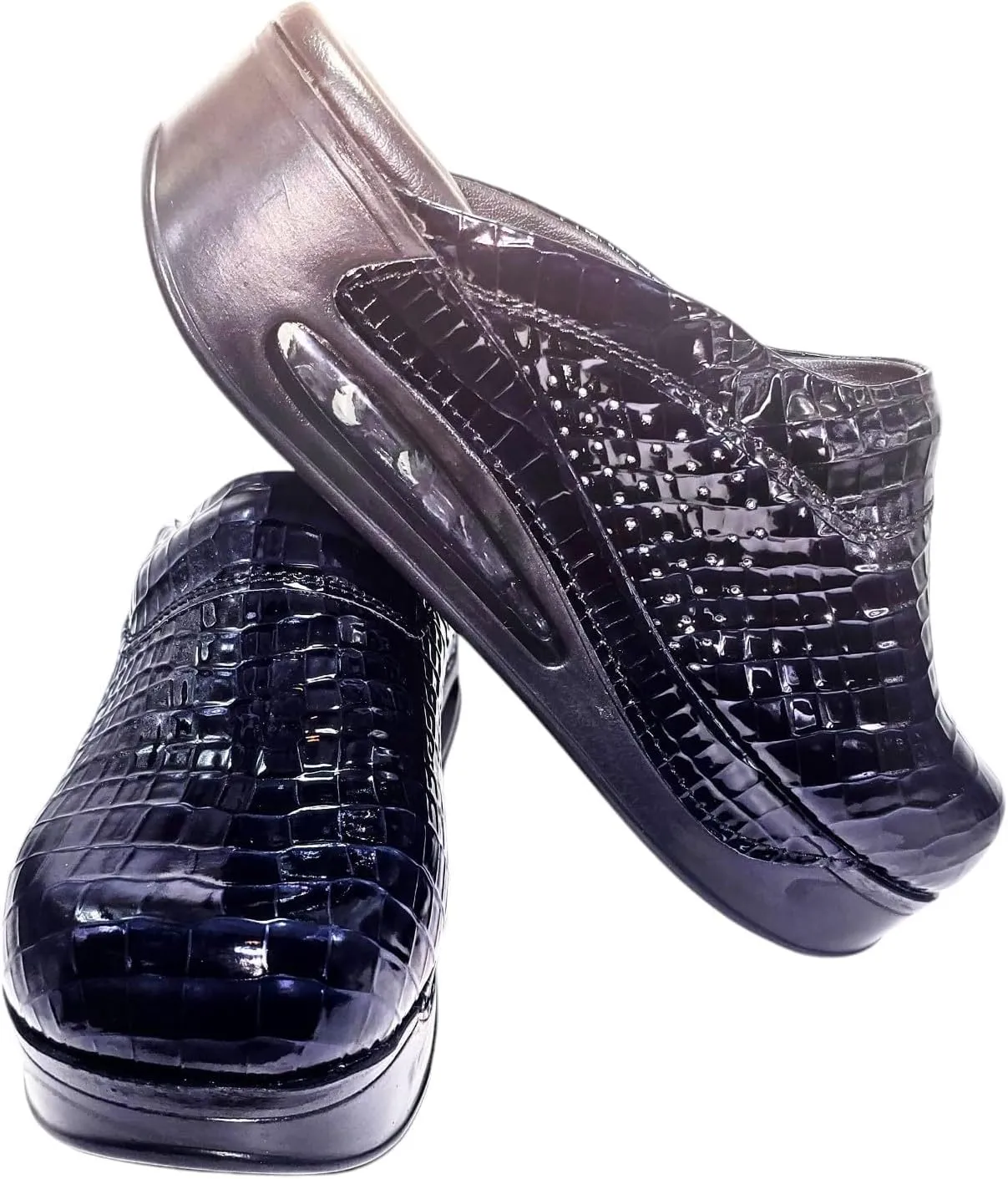 Womens Clogs with Arch Support, Pure Leather, Slip-On Clogs for Women, Perfect for Daily Indoor and Outdoor Usage, Shock Absorption, Breathable Materials