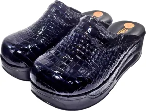 Womens Clogs with Arch Support, Pure Leather, Slip-On Clogs for Women, Perfect for Daily Indoor and Outdoor Usage, Shock Absorption, Breathable Materials