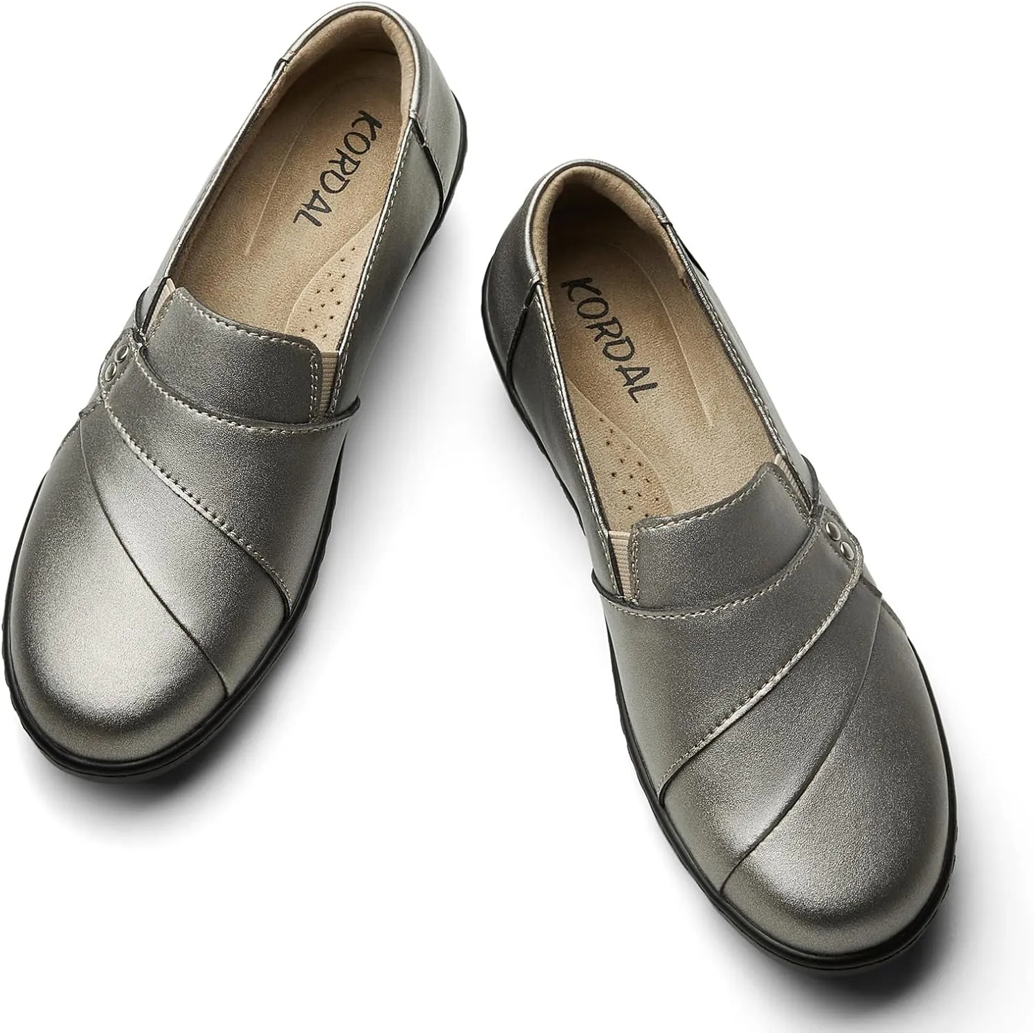 Women's Comfortable & Lightweight Leather Loafers Slip-Ons Stylish Business Casual Dress Shoes Work Office Everyday Walking Shoes for Women