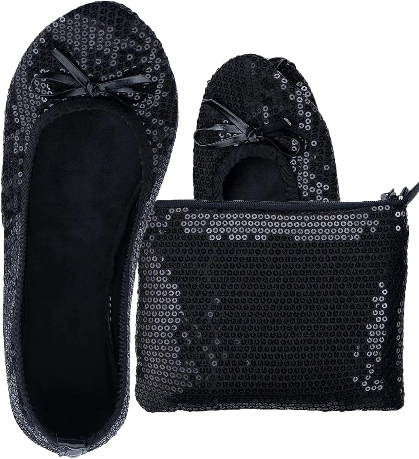 Women's Foldable Dance Shoes Ballet Flats