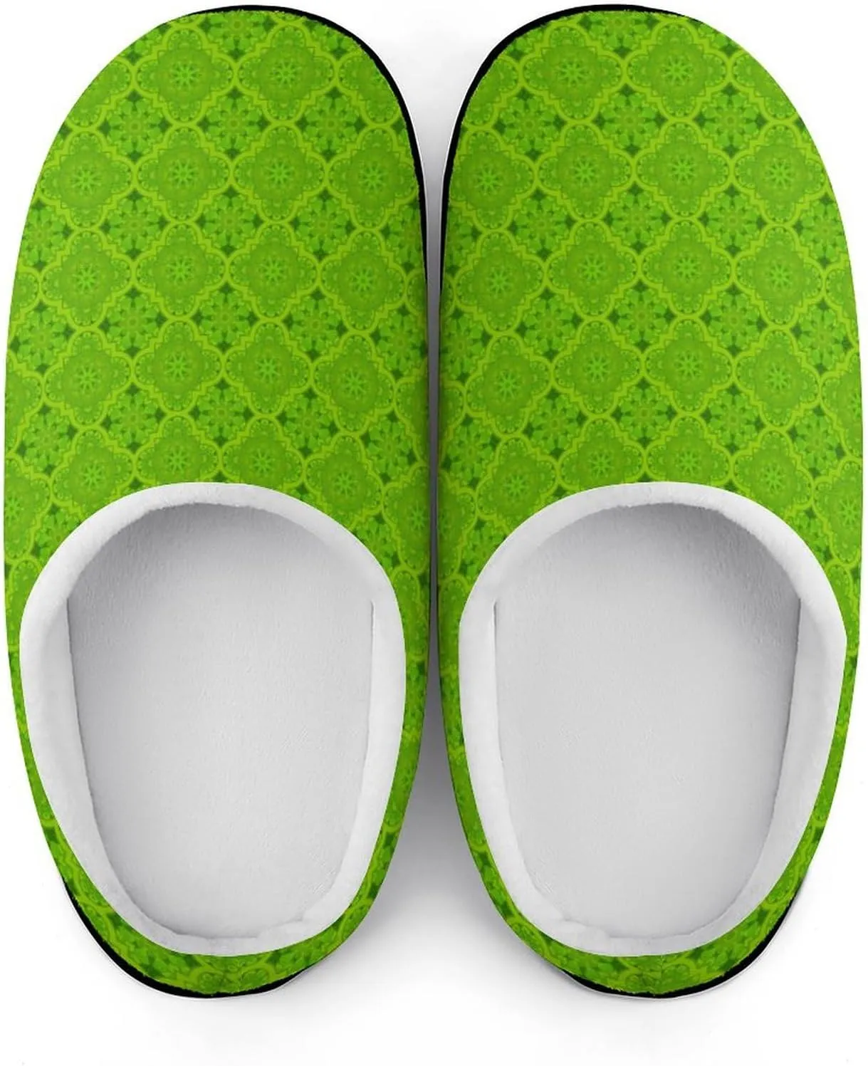 Womens Halloween Slippers Mens Memory Foam Cotton House Slippers Hard Sole Clog Slippers Slip-On Shoes Indoor Outdoors