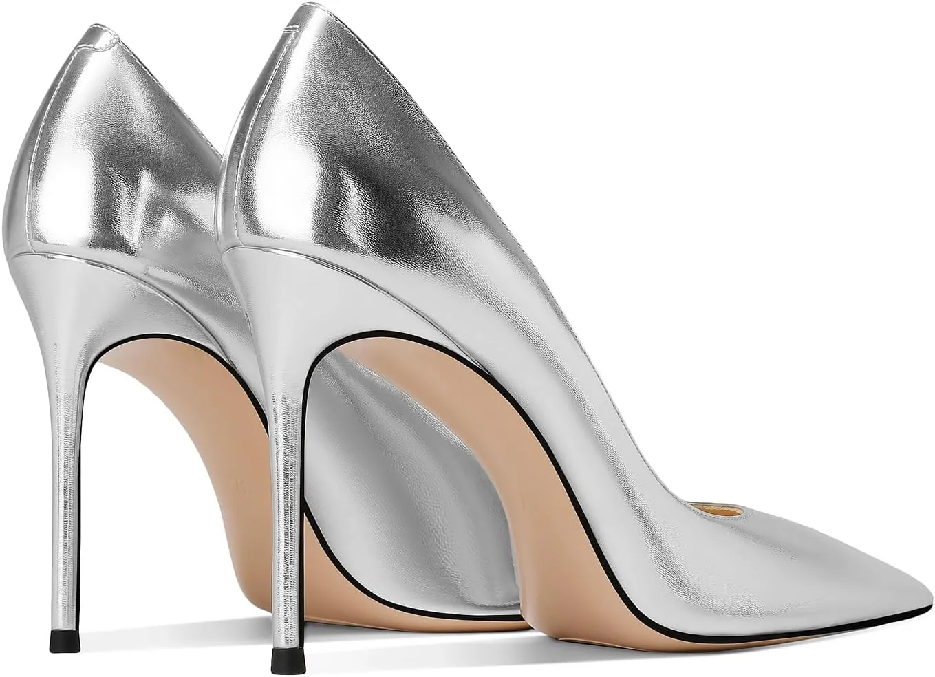 Women's High Heel Pumps Elegant Stiletto Heels with Cushioned Insole for Party and Office Comfortable Slip-On Design Ideal for Formal and Casual Occasions