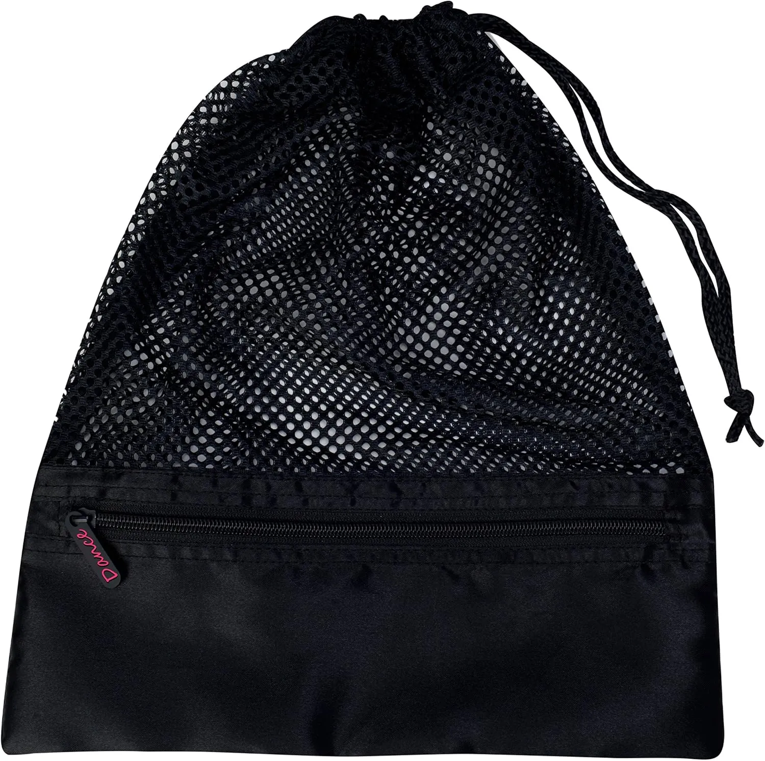 Women's Mesh Shoe Bag, Black, OS