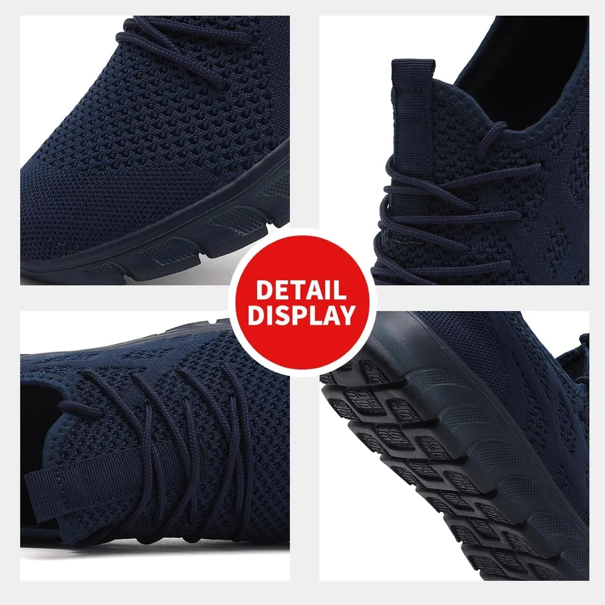 Women's Running Shoes Lightweight Walking Sneakers Tennis Athletic Lace Up Gym Casual Fashion Fitness Sports Soft Sole Mesh Workout Comfortable