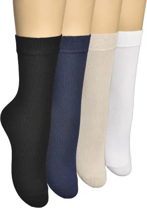 Women's Thin Rayon Seamless Toe - Dress Socks Women with Gift Box