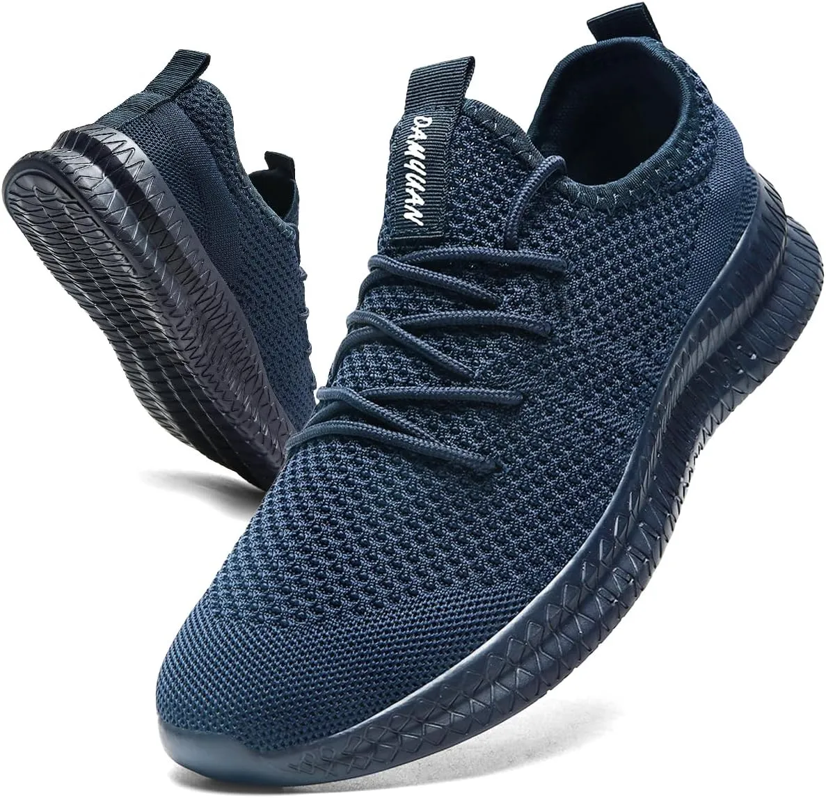 Womens Walking Running Shoes Sneakers Slip On Sport Tennis Athletic Gym Shoes Casual Fashion Lightweight Breathable Non Slip Workout Workout Trainers Shoe Dark_Blue Size US 10