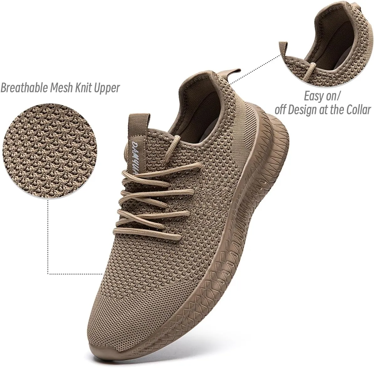 Womens Walking Running Shoes Sneakers Slip On Sport Tennis Athletic Gym Shoes Casual Fashion Lightweight Breathable Non Slip Workout Workout Trainers Shoe