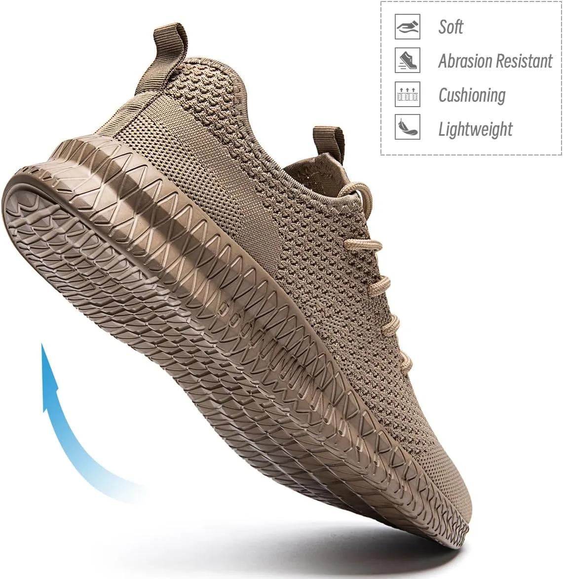 Womens Walking Running Shoes Sneakers Slip On Sport Tennis Athletic Gym Shoes Casual Fashion Lightweight Breathable Non Slip Workout Workout Trainers Shoe