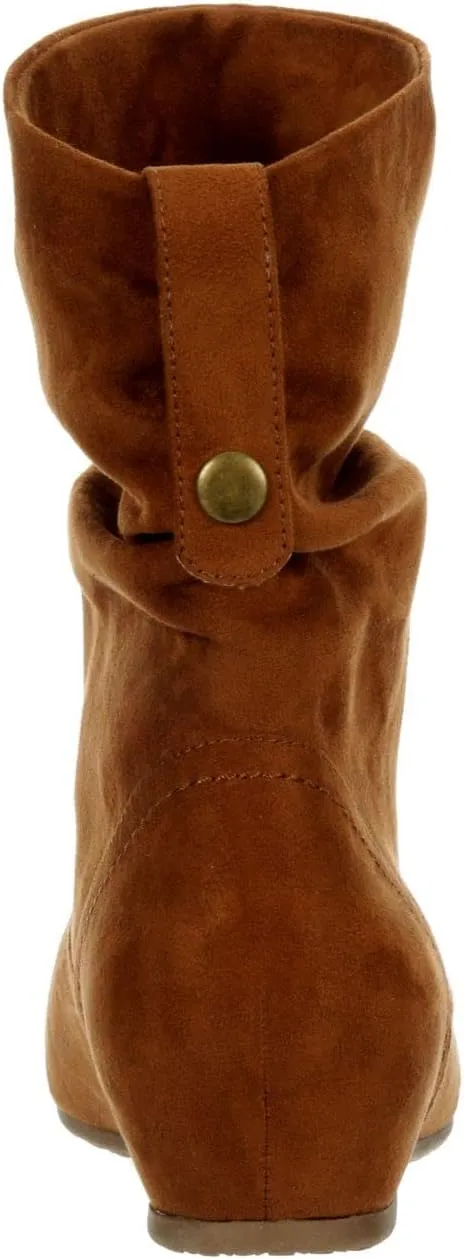 XAPPEAL Carney - Women's Slip On Casual Slouch Short Ankle Boot