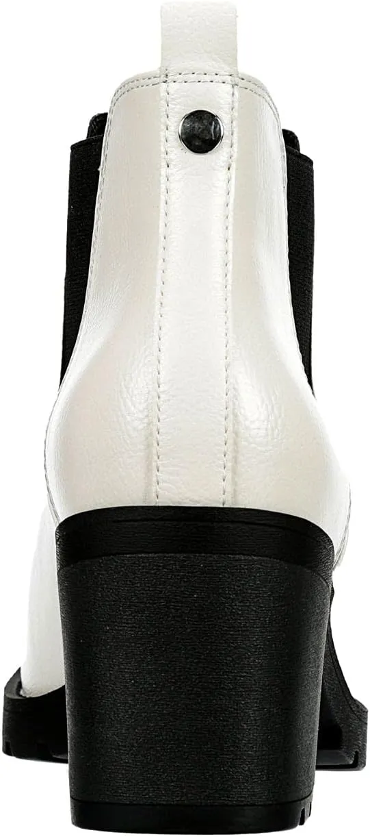 XAPPEAL Laura - Women's Block Heel Slip-On Chelsea Boot with Lug Sole