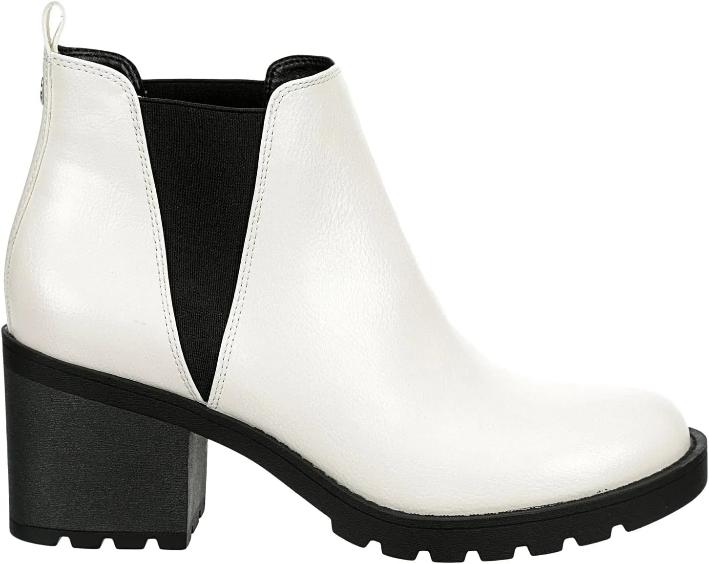 XAPPEAL Laura - Women's Block Heel Slip-On Chelsea Boot with Lug Sole