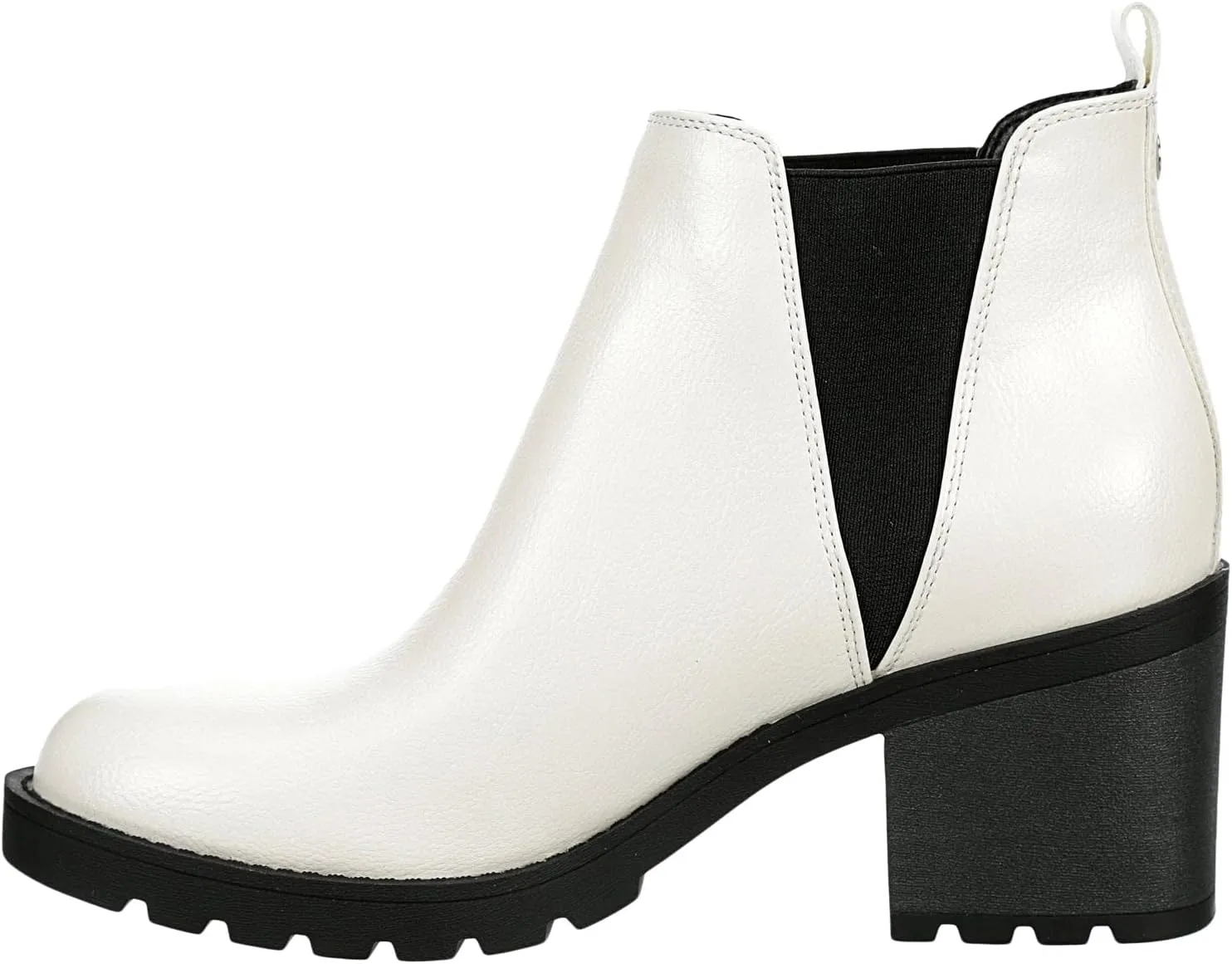 XAPPEAL Laura - Women's Block Heel Slip-On Chelsea Boot with Lug Sole