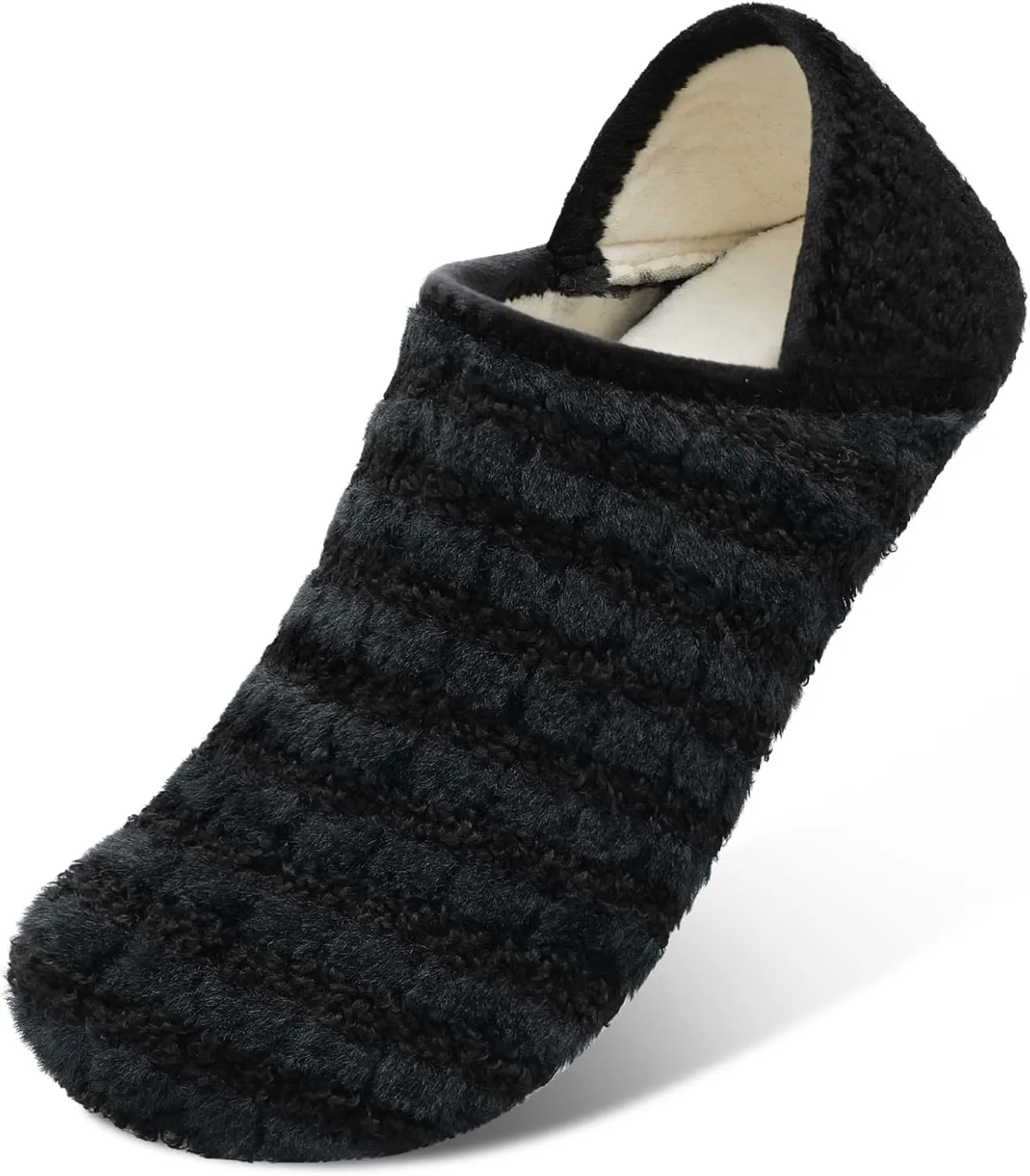 XIHALOOK House Slippers for Women Men Cozy Sock Shoes with Soft Rubber Sole Slip On for Indoor/Outdoor