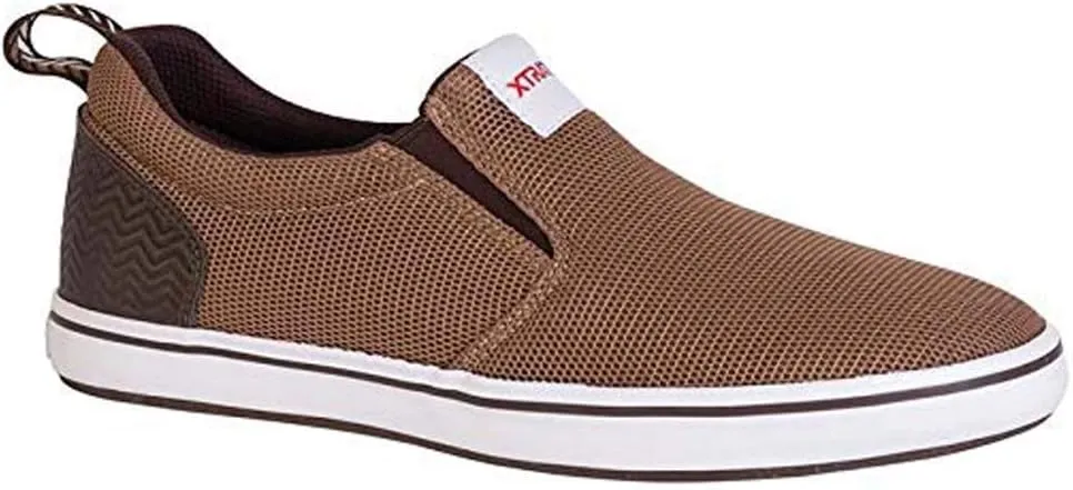 Xtratuf Men's SHARKBYTE AIRMESH Mens Deck Shoe Slip-ON Casual Sneaker Chocolate, 11 (XSAM-900)