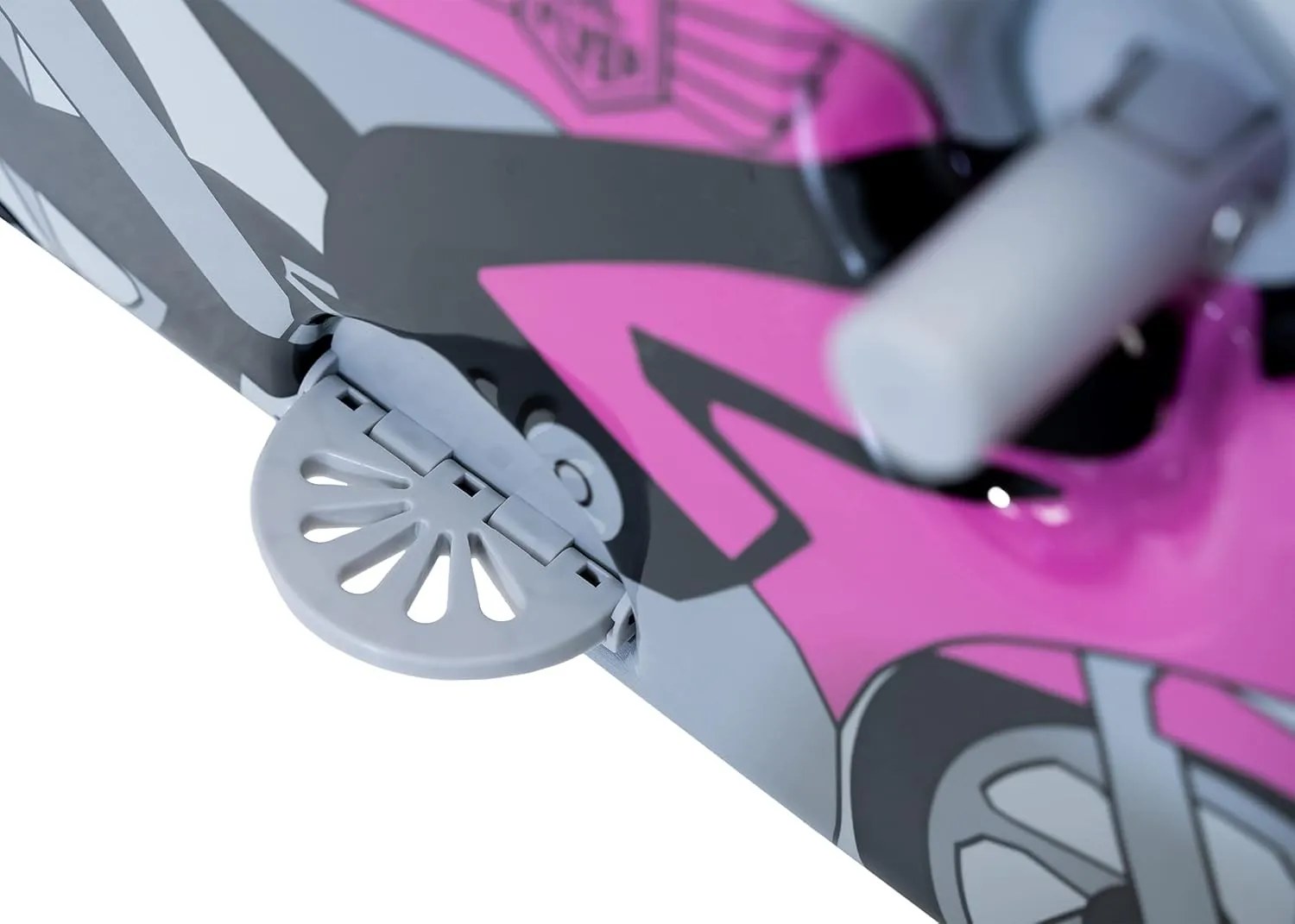 Younglingz Lil Flyer 20" kid ride on suitcase child stroller spinner luggage (Pink Motorcycle)
