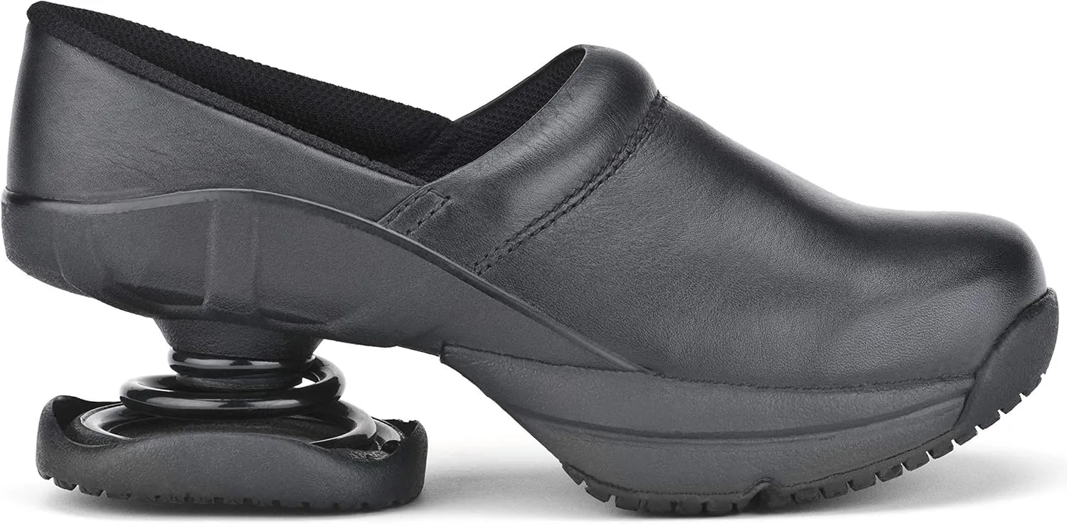 Z-CoiL Toffler Men’s Clog - Orthopedic Footwear for Men - Orthotic Casual Leather Clogs for Pain Relief, Foot Support, and Comfort - Open Coil