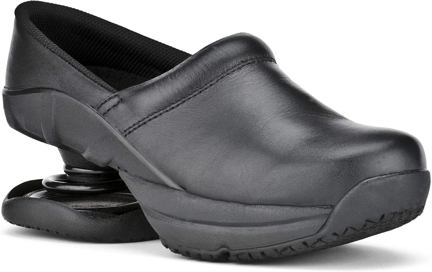 Z-CoiL Toffler Men’s Clog - Orthopedic Footwear for Men - Orthotic Casual Leather Clogs for Pain Relief, Foot Support, and Comfort - Open Coil