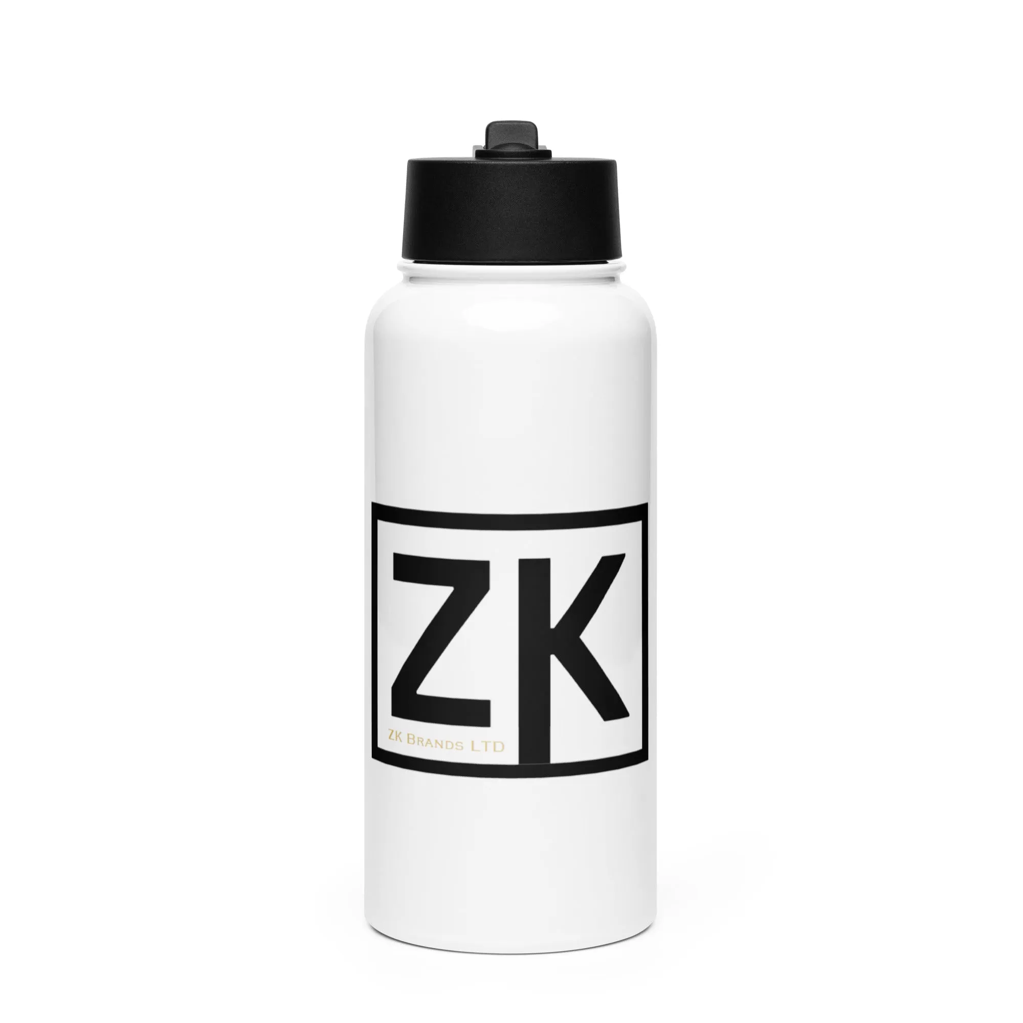 Z Planet Stainless steel water bottle with a straw lid