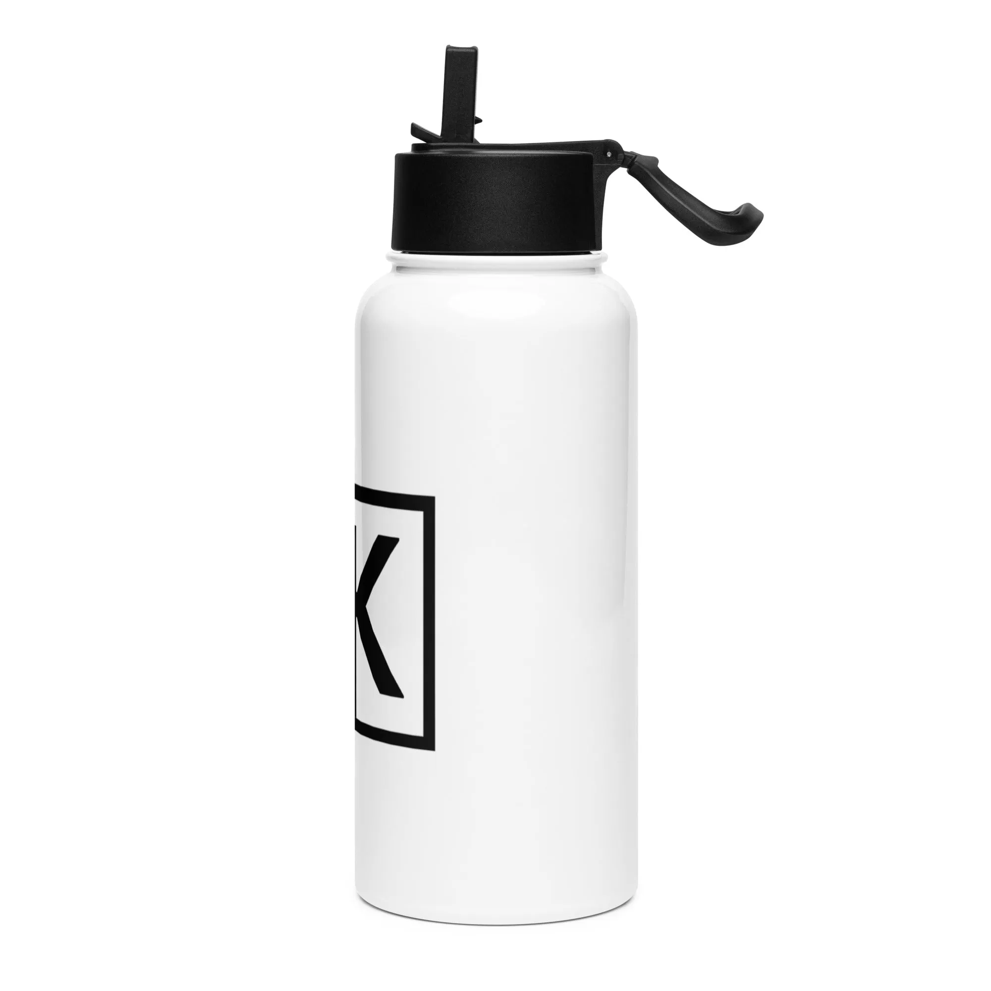Z Planet Stainless steel water bottle with a straw lid