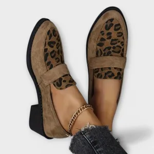 Zaylie™ Automation-ready Sophisticated Block Loafers - Leopard