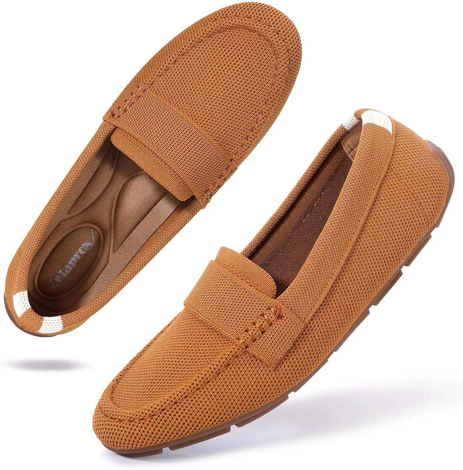 Zelaprox Loafer Shoes for Women Comfortable Women's Loafer Shoes Flat Shoes
