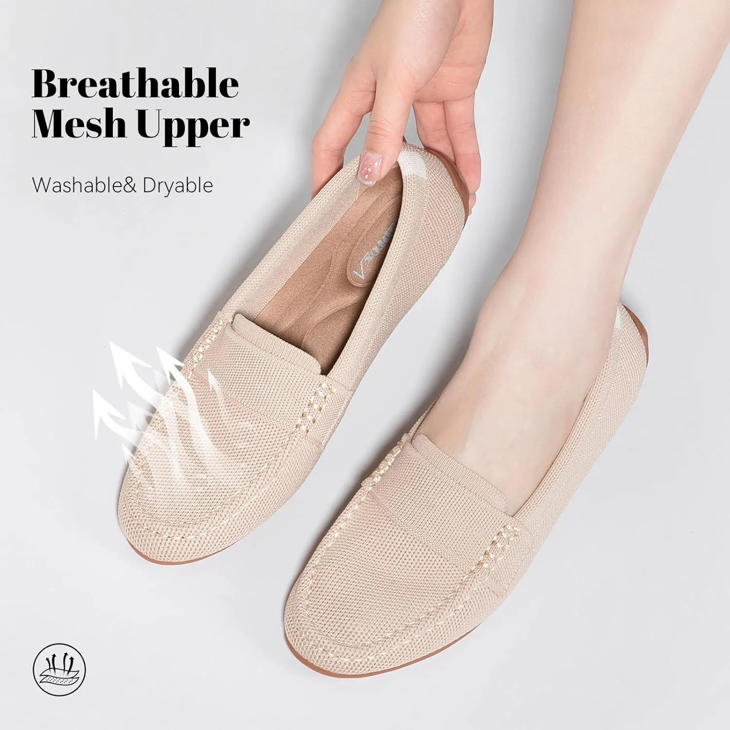 Zelaprox Loafer Shoes for Women Comfortable Women's Loafer Shoes Flat Shoes